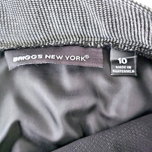 Briggs New York slender fit pencil skirt size 10 gray tweed tummy control NWT - Picture 7 of 9